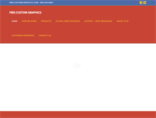 Tablet Screenshot of pbis-custom-graphics.com